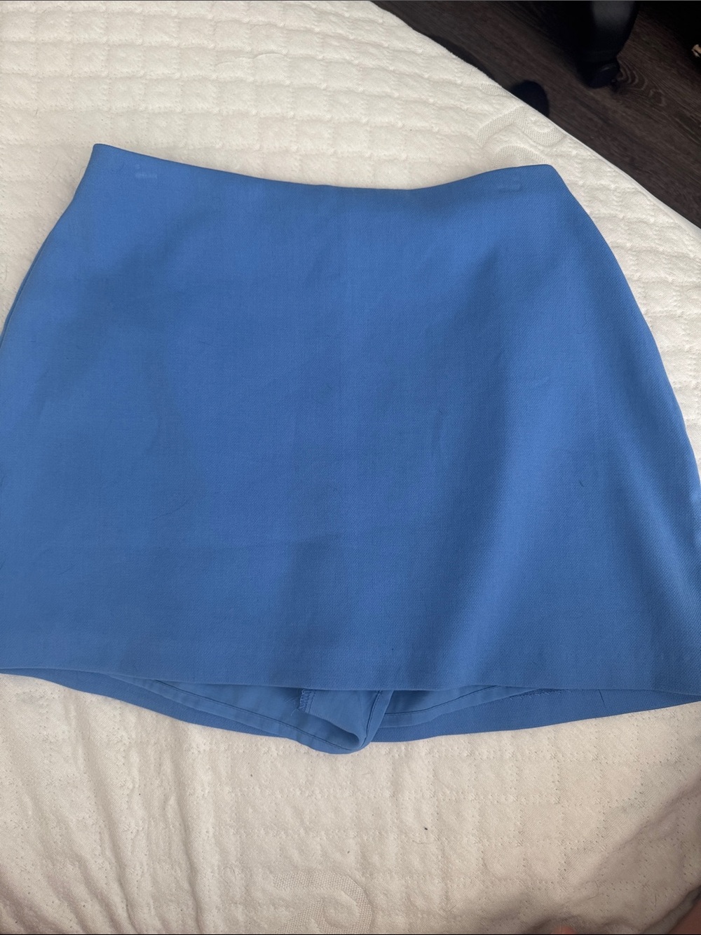 Abercrombie & Fitch light blue mini skort